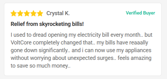 VoltCore Energy Saver Customer Reviews