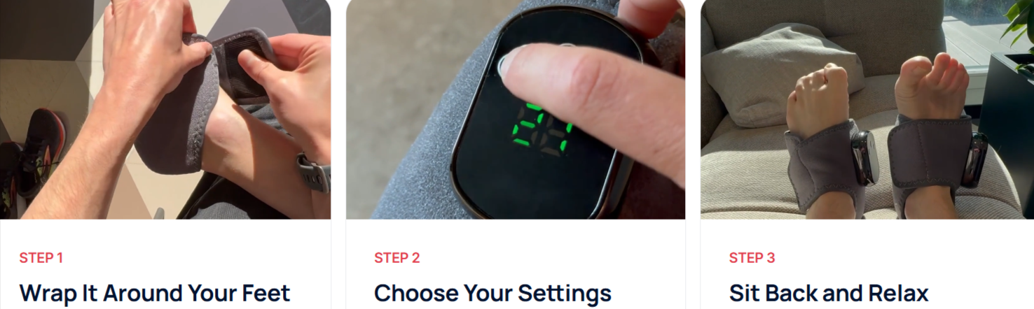 EMSense Massager How to use