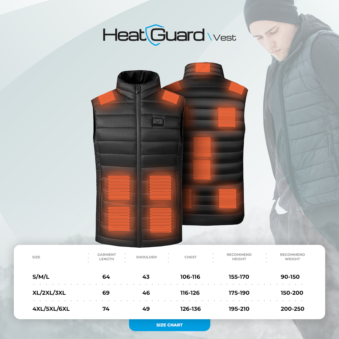 HeatGuard-Vest-Size-Guide